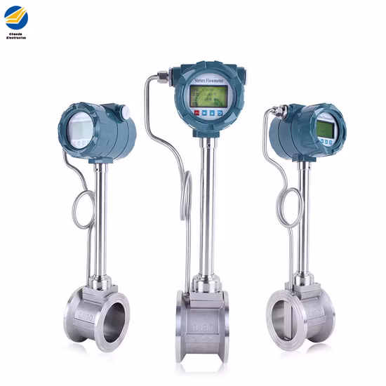 Temperaturkompensation, intelligente Berechnung, Dampfdurchflussmesser, Vortex-Dampfdurchflussmesser