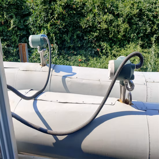 Manufacturers Supply Vortex Flowmeter 4-20mA Liquid Crystal Head Flange Mounted Steam Flowmeter